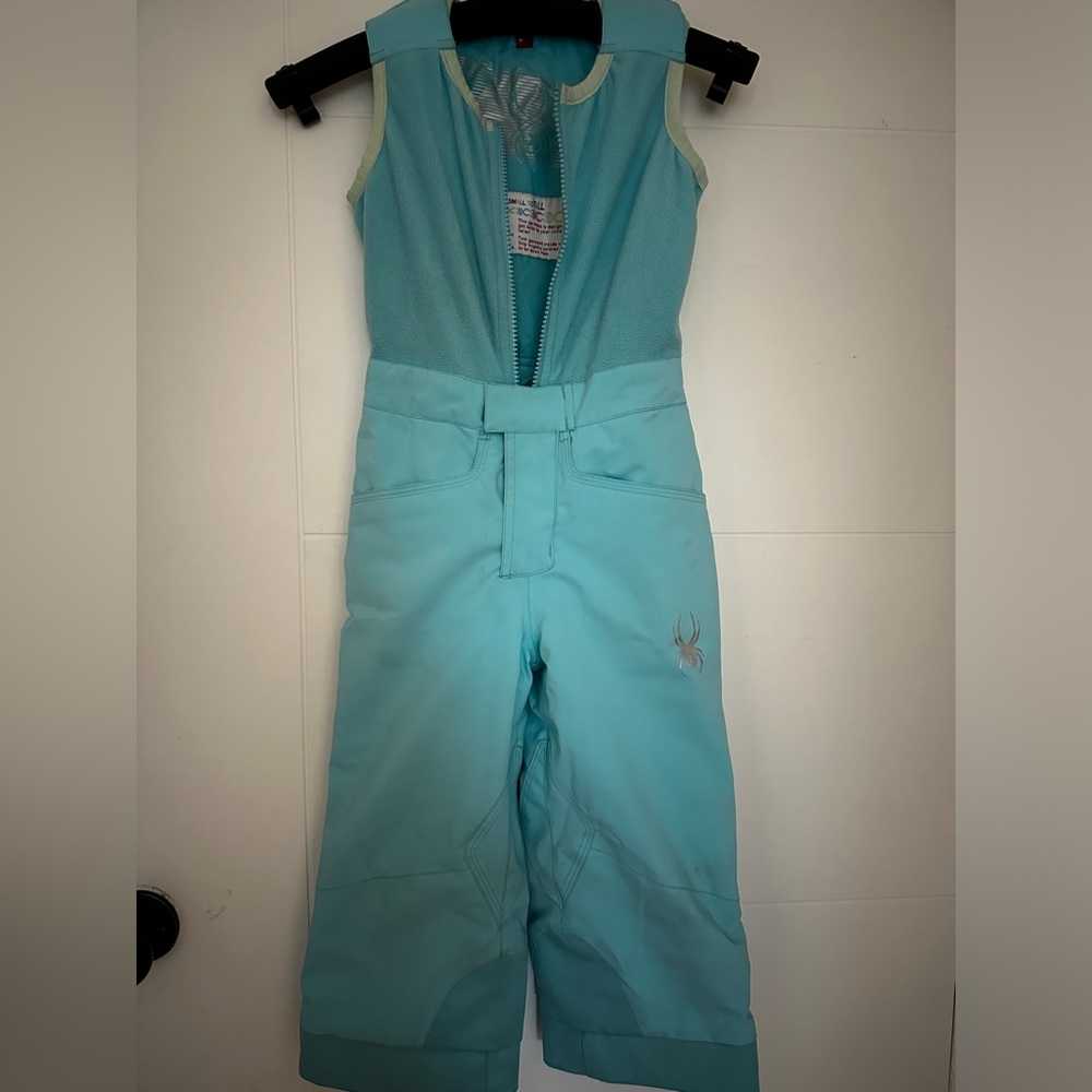 Spyder Overall Girls Bitsy Sweetart pants blue size 4T